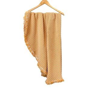 Boho Round Tablecloth with Fringe